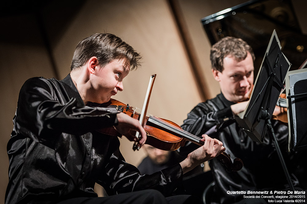 Quartetto Bennewitz And Pietro De Maria Società Dei Concerti 