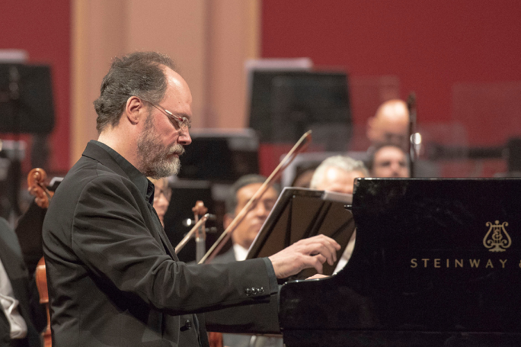 Filippo Gamba al pianoforte